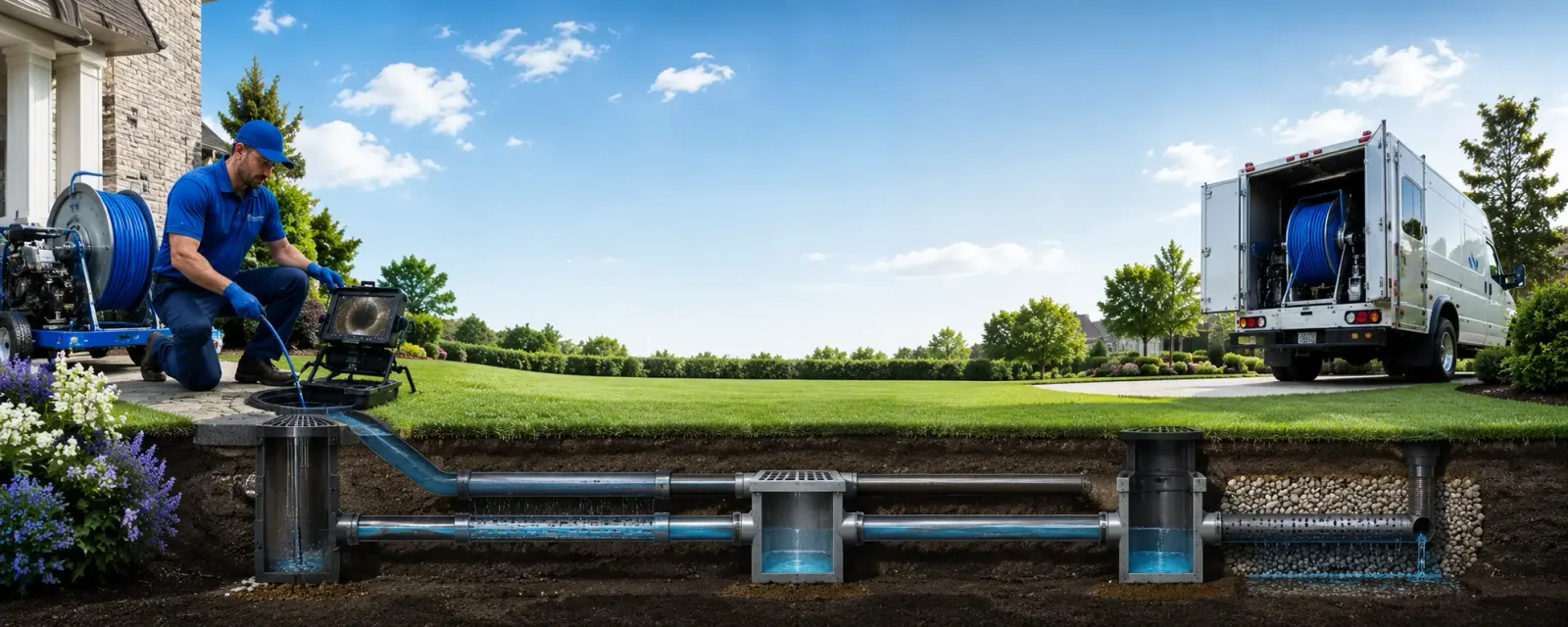 Outdoor drain cleaning information for Bearcreek, MT